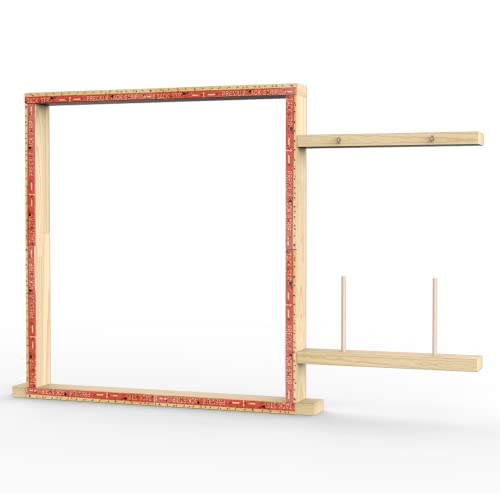 Tufting-Frame-for-Rug-Making, BESGEER Rug Tufting Frame with C Clamps,  29.5̶