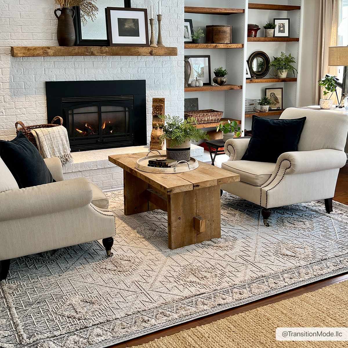 Agoo High - Low Pile Rustic Rug - MyTuftedRugs.com