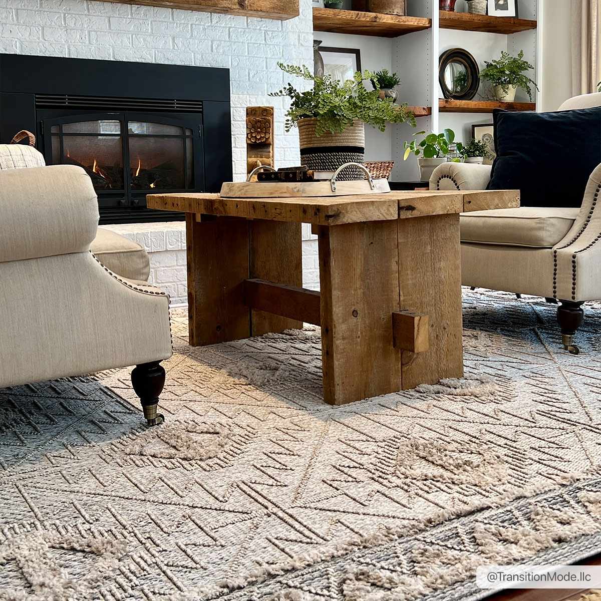 Agoo High - Low Pile Rustic Rug - MyTuftedRugs.com