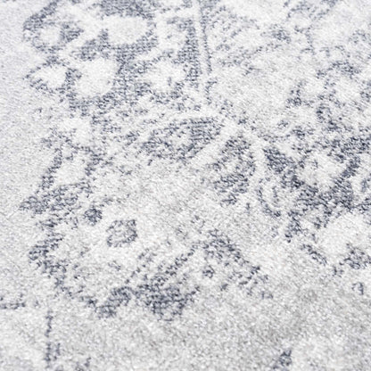 Akram Antrasit Flat Pile Washable Rug - MyTuftedRugs.com