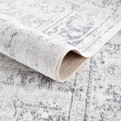 Akram Antrasit Flat Pile Washable Rug - MyTuftedRugs.com