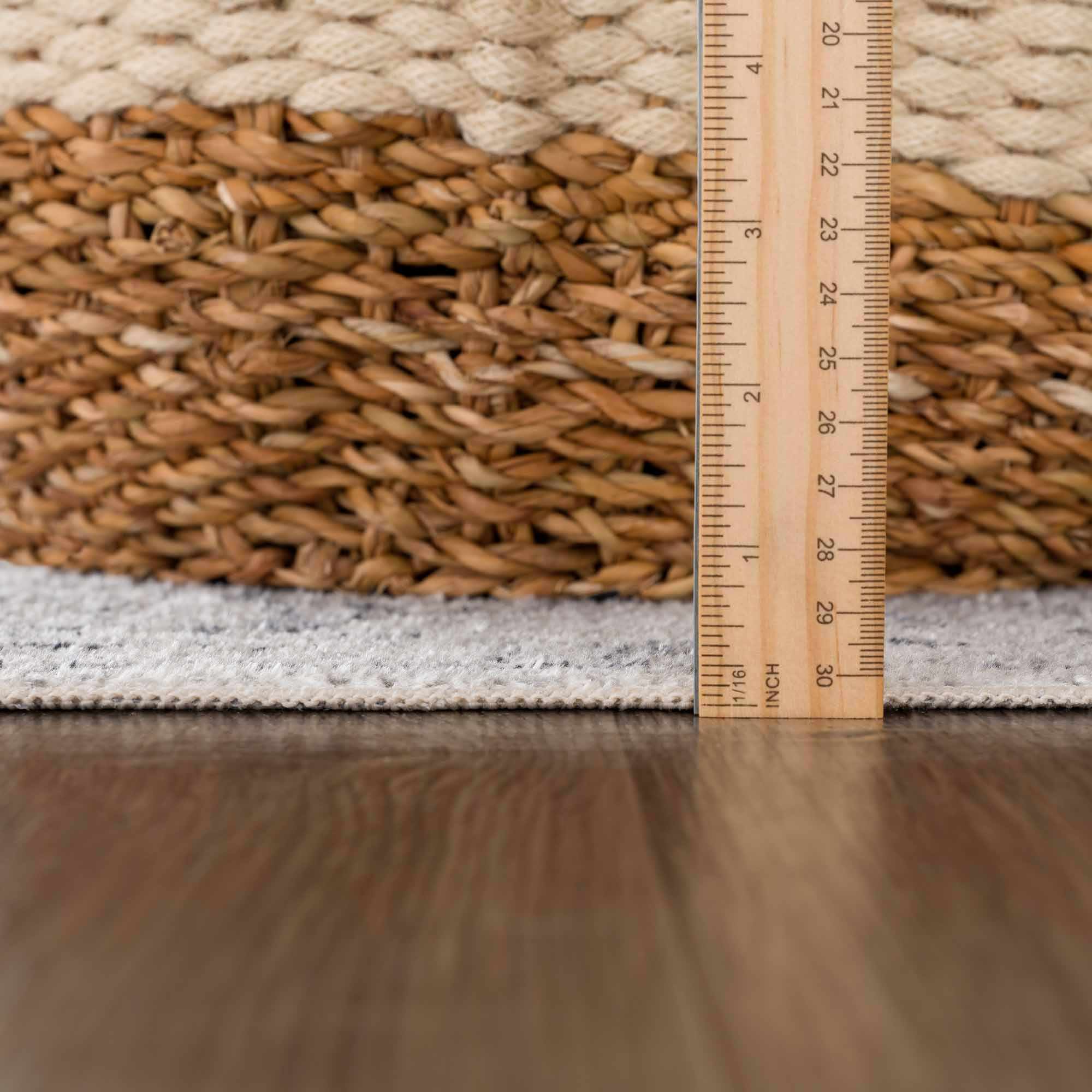Akram Antrasit Flat Pile Washable Rug - MyTuftedRugs.com
