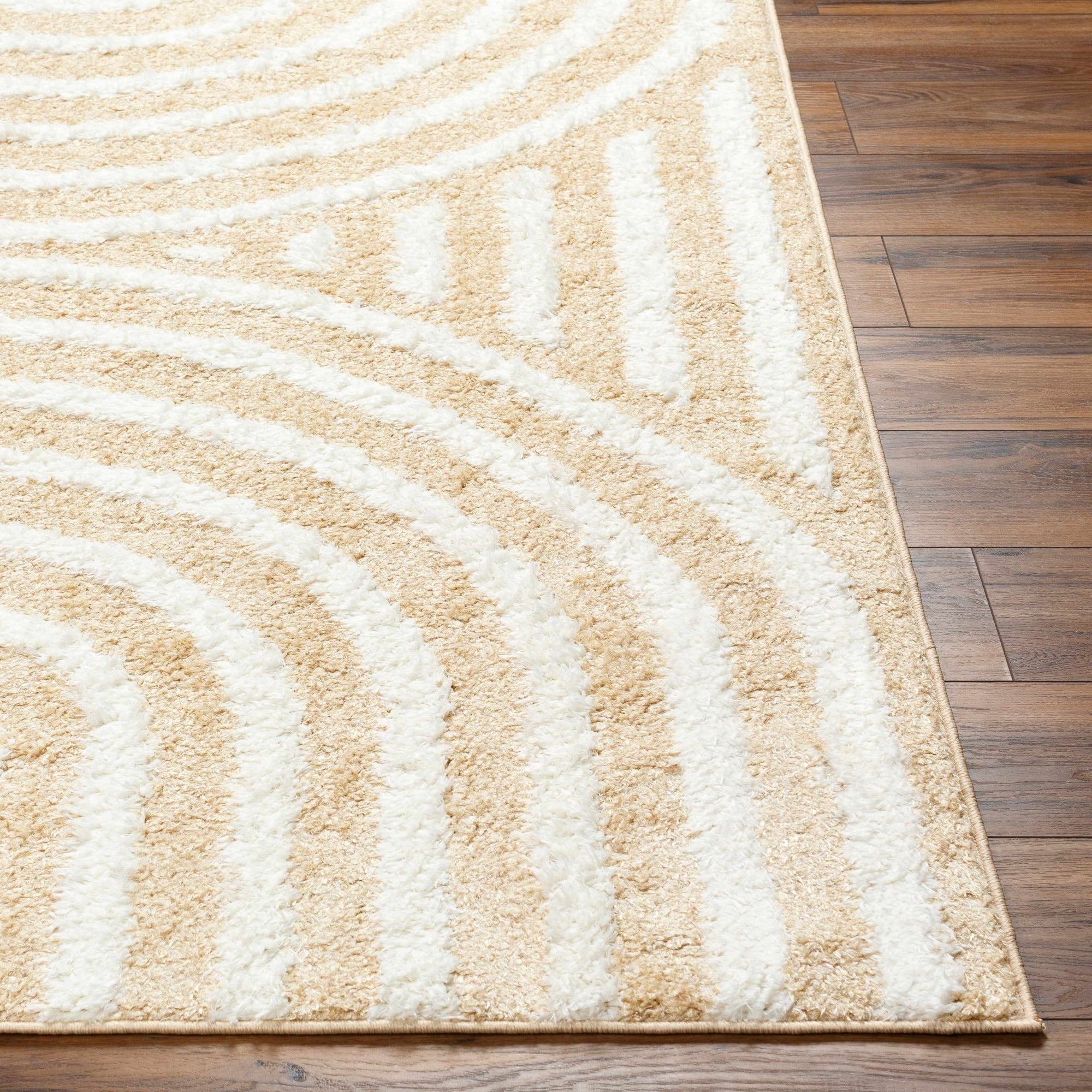 Arnel Beige Area Rug - MyTuftedRugs.com