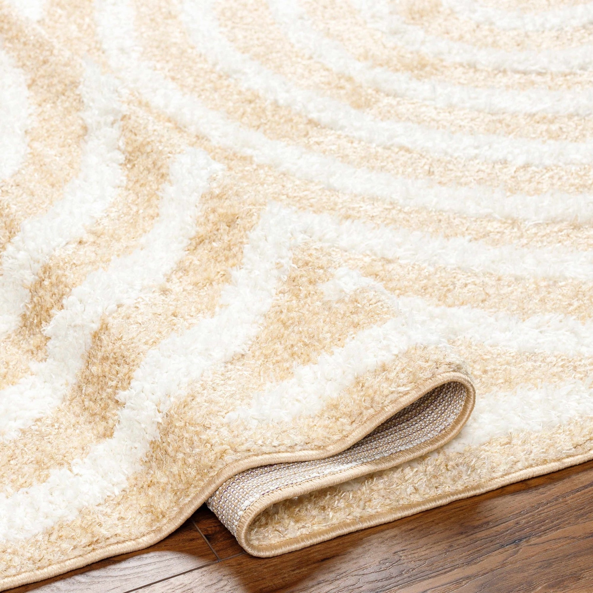 Arnel Beige Area Rug - MyTuftedRugs.com