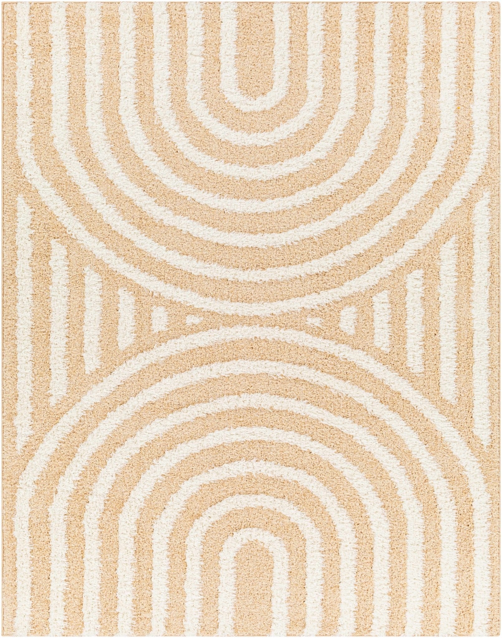 Arnel Beige Area Rug - MyTuftedRugs.com