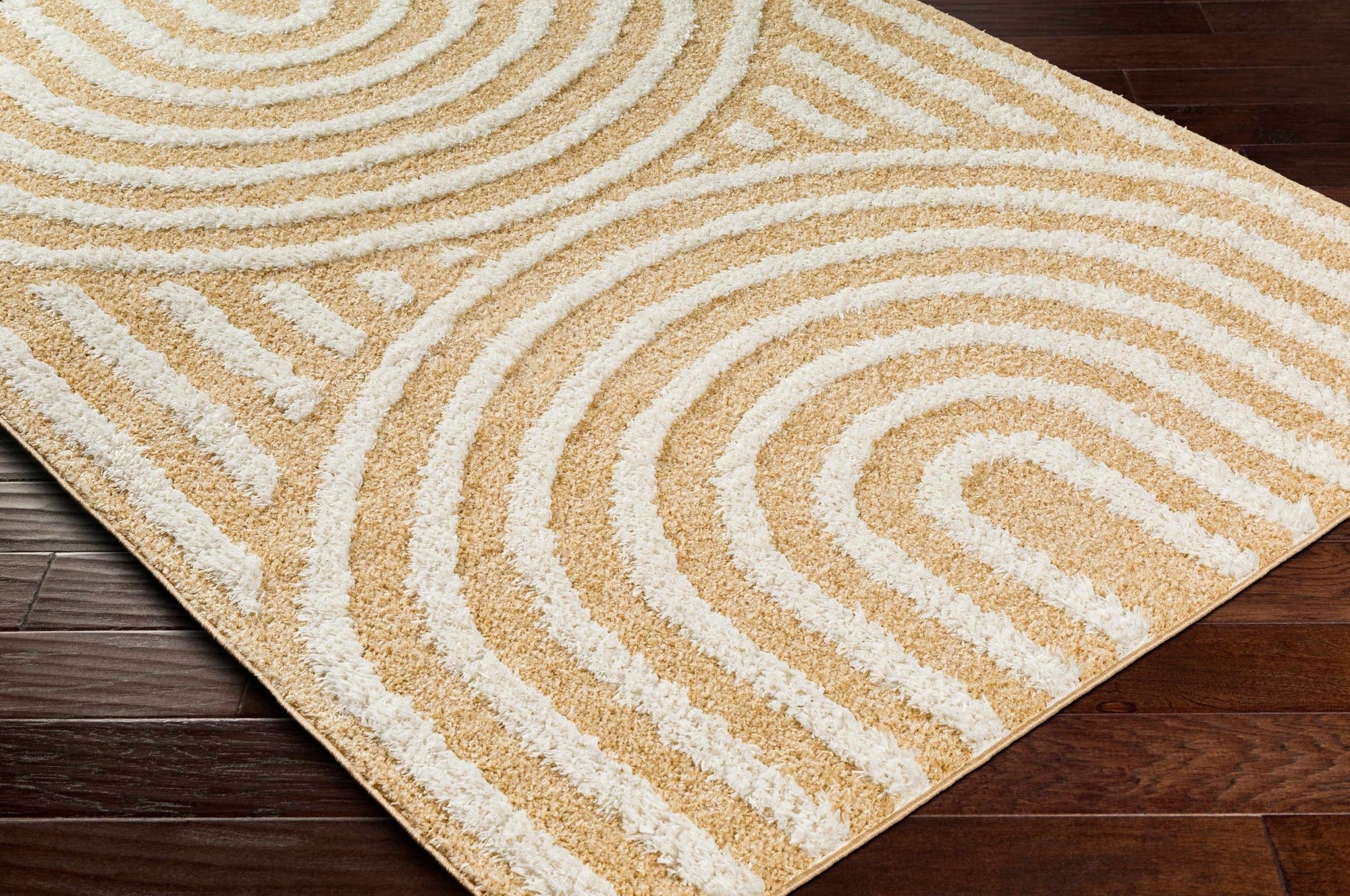 Arnel Beige Area Rug - MyTuftedRugs.com