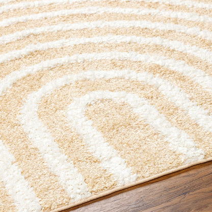 Arnel Beige Area Rug - MyTuftedRugs.com