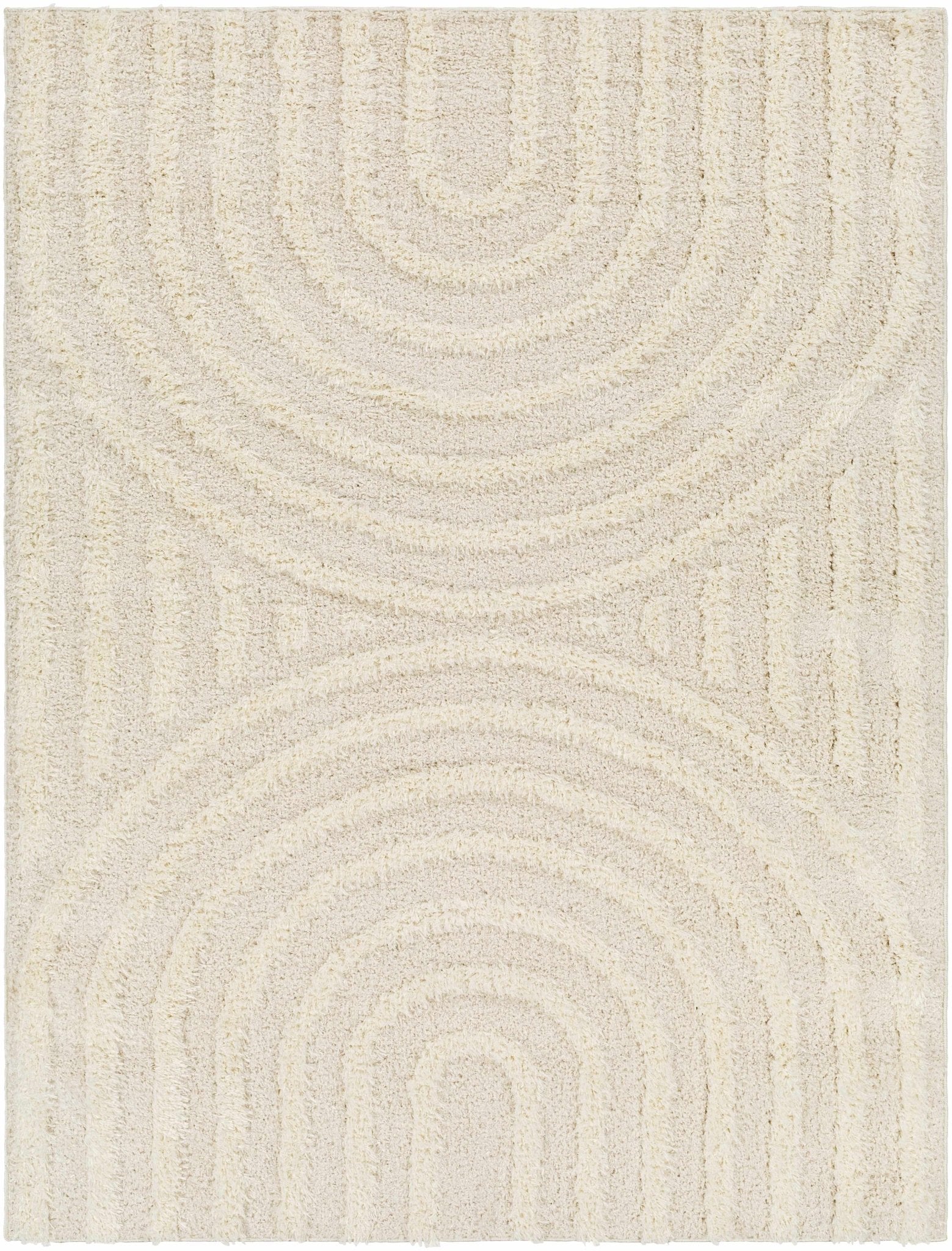 Arnel Cream Area Rug - MyTuftedRugs.com