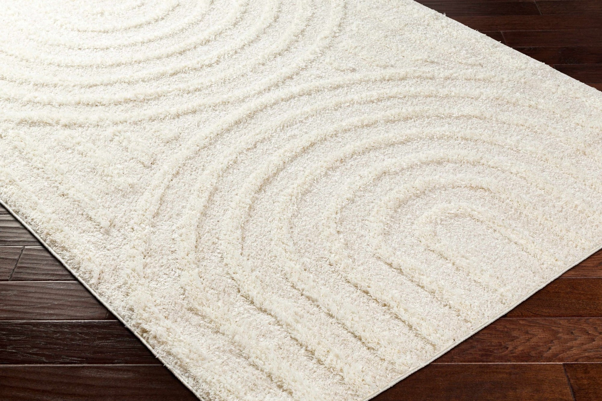 Arnel Cream Area Rug - MyTuftedRugs.com