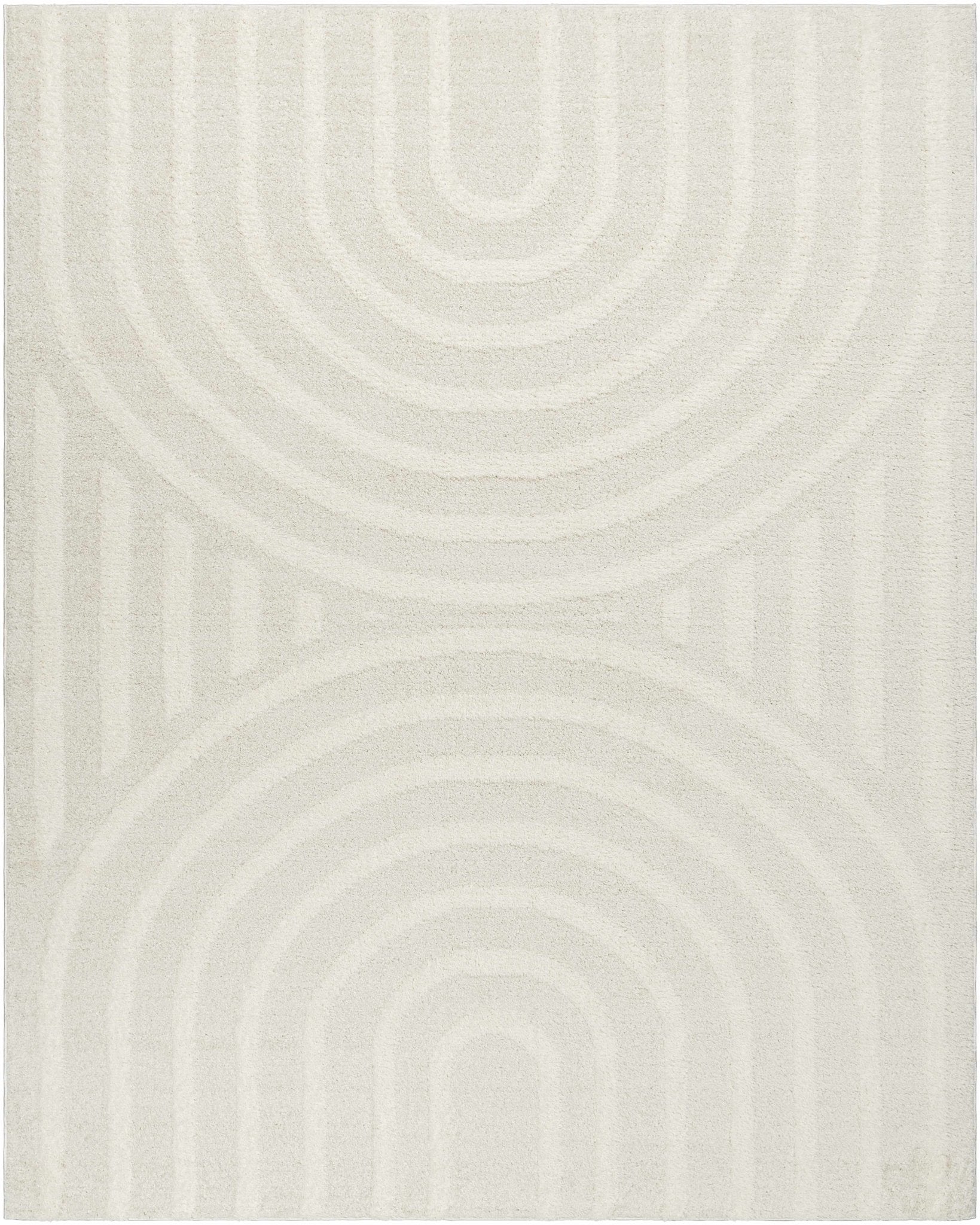 Arnel Cream Area Rug - MyTuftedRugs.com