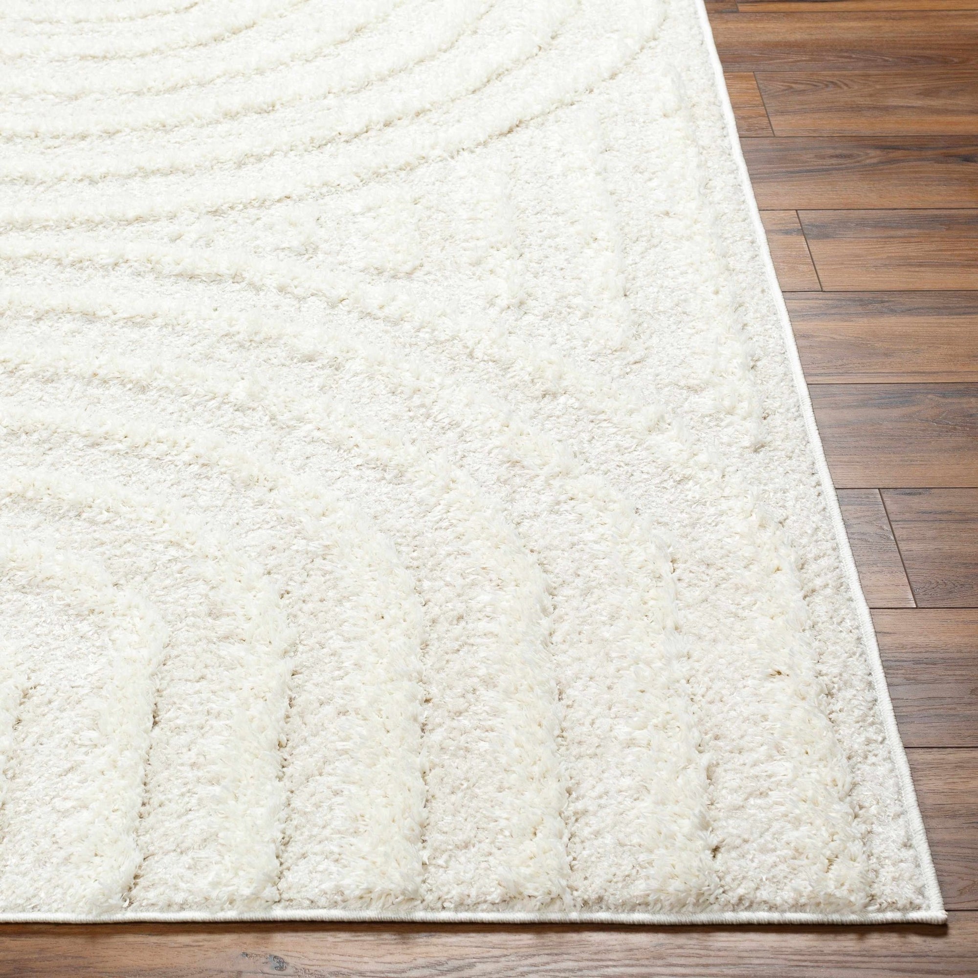 Arnel Cream Area Rug - MyTuftedRugs.com