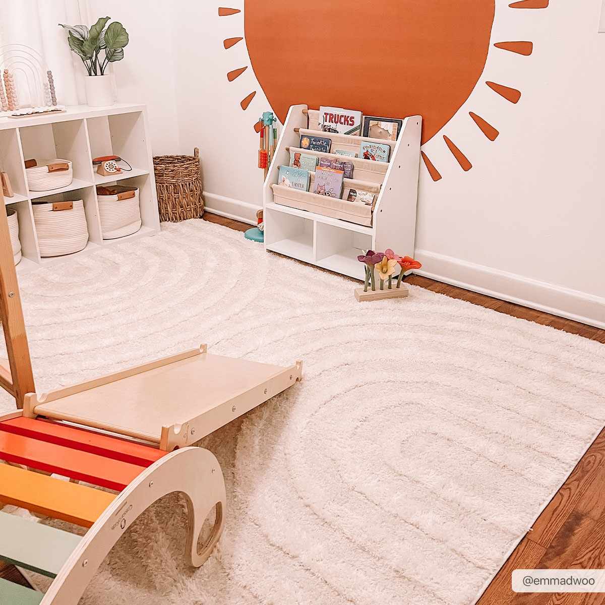 Arnel Cream Area Rug - MyTuftedRugs.com