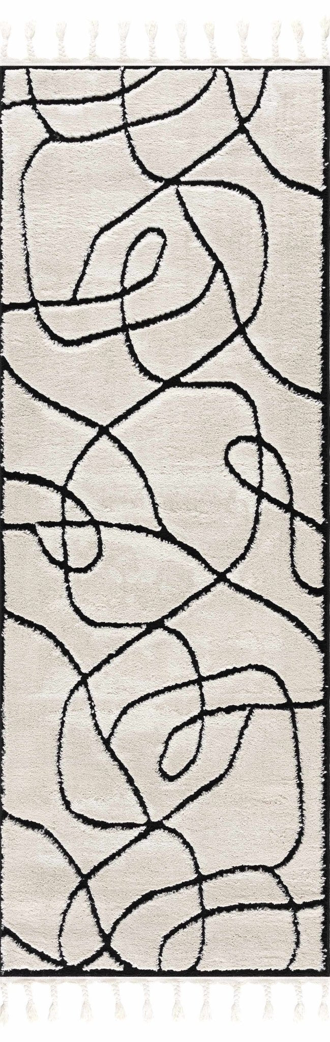 Azana Black & White Area Rug - MyTuftedRugs.com