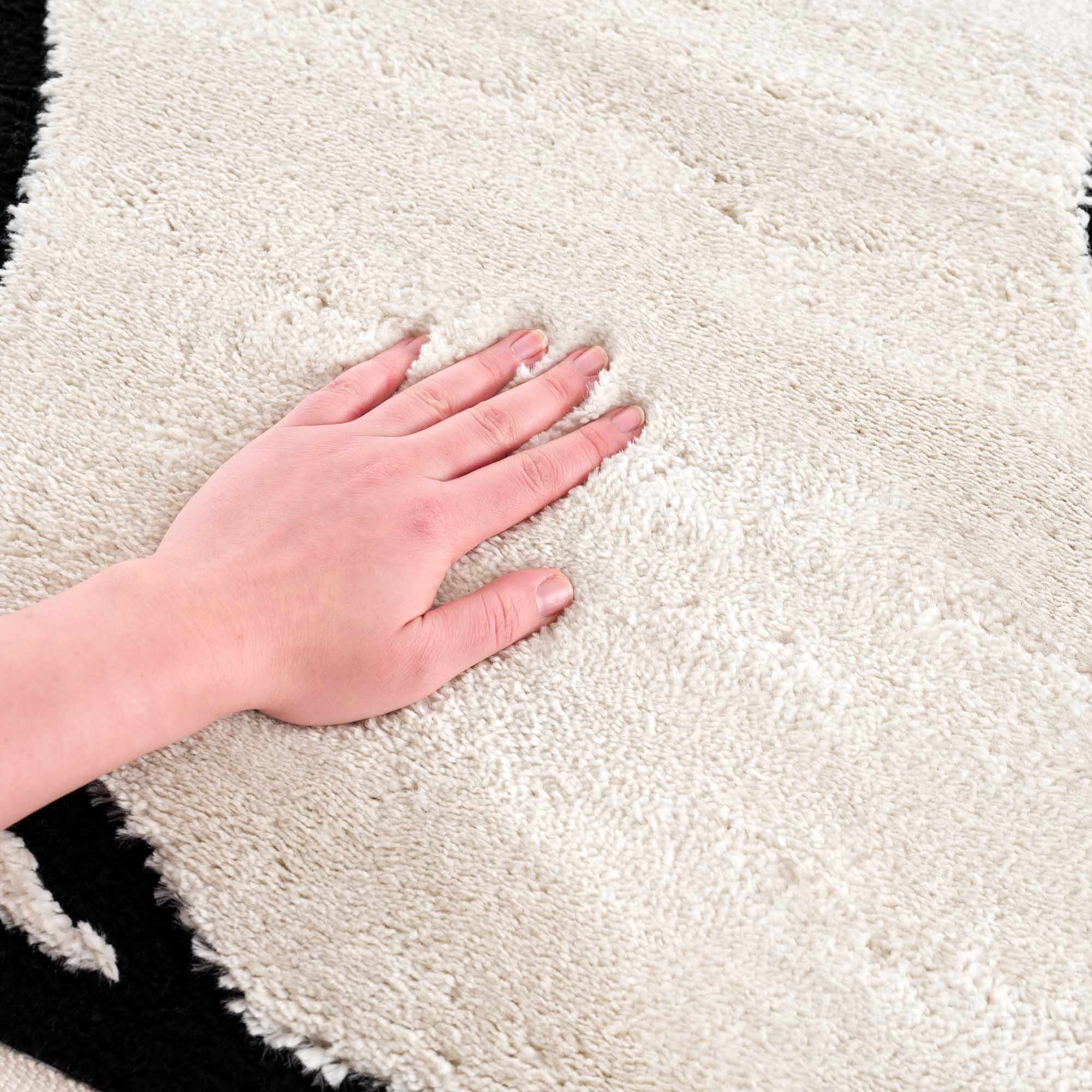 Azana Black & White Area Rug - MyTuftedRugs.com