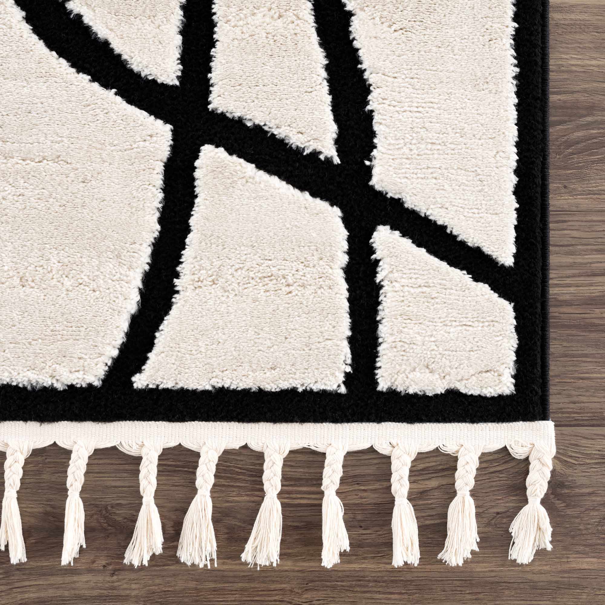 Azana Black & White Area Rug - MyTuftedRugs.com