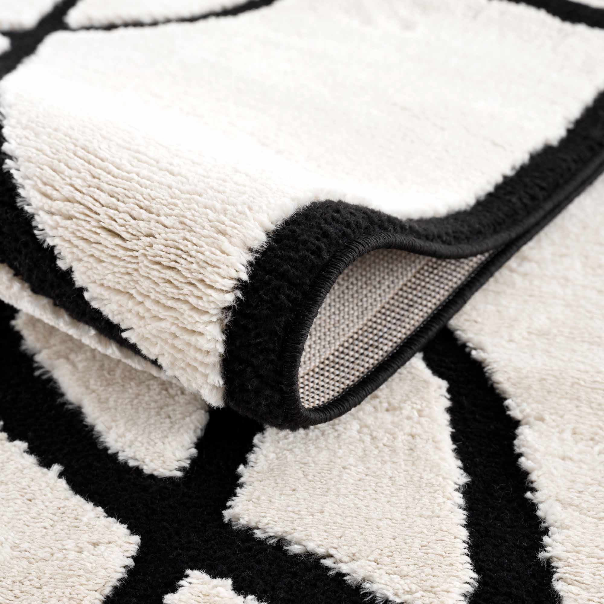 Azana Black & White Area Rug - MyTuftedRugs.com