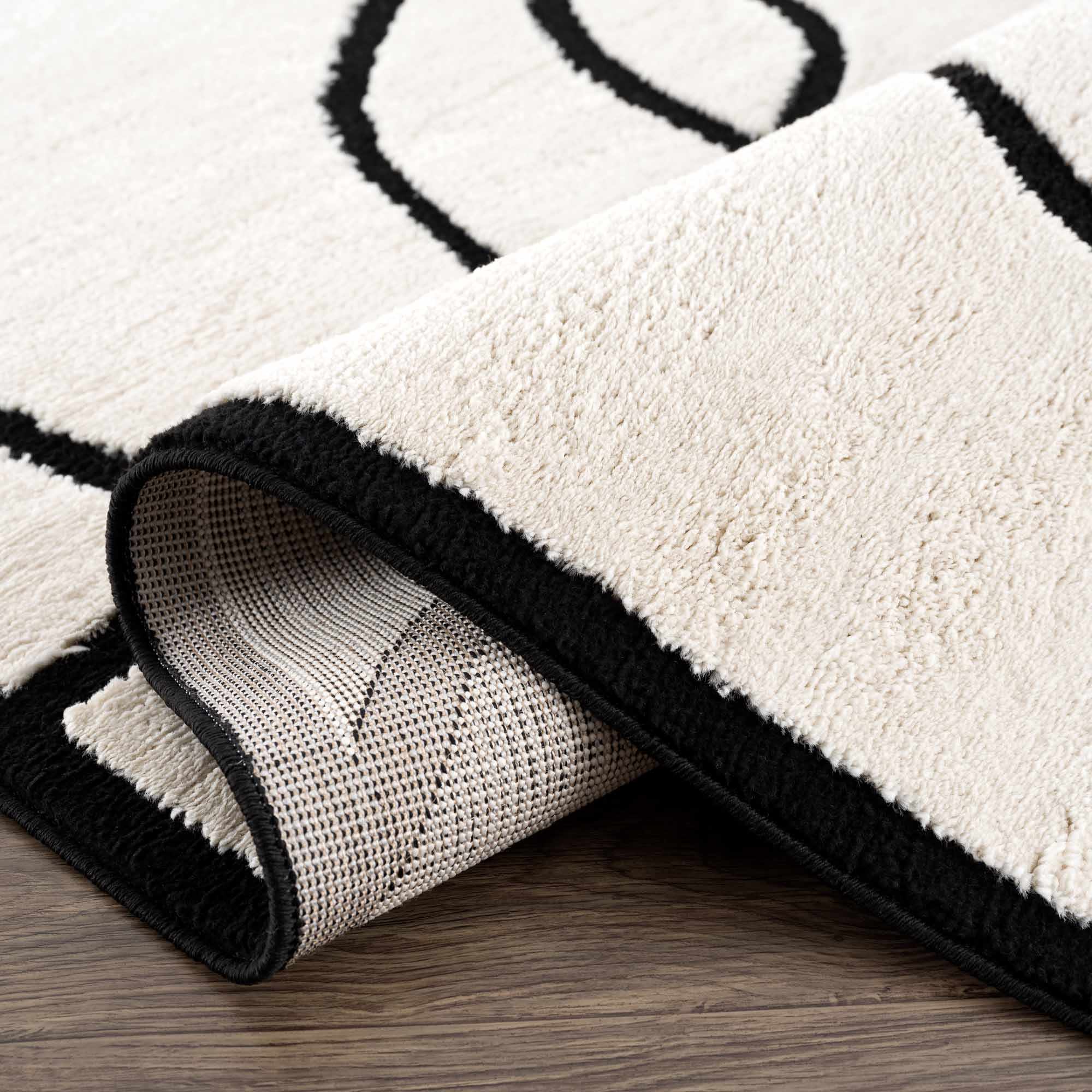 Azana Black & White Area Rug - MyTuftedRugs.com