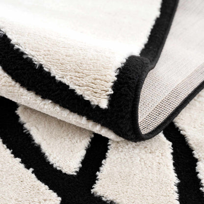 Azana Black & White Area Rug - MyTuftedRugs.com