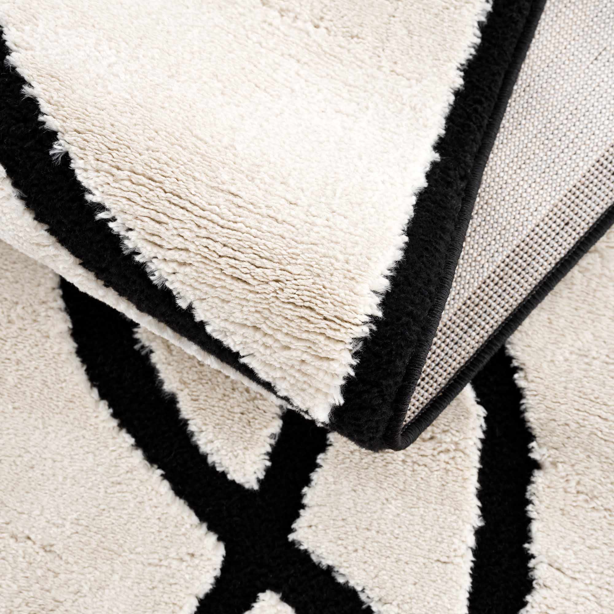 Azana Black & White Area Rug - MyTuftedRugs.com