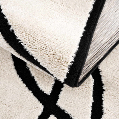 Azana Black & White Area Rug - MyTuftedRugs.com