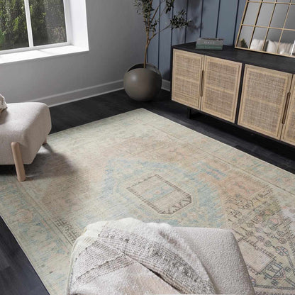 Baloy Vintage Washable Rug - MyTuftedRugs.com