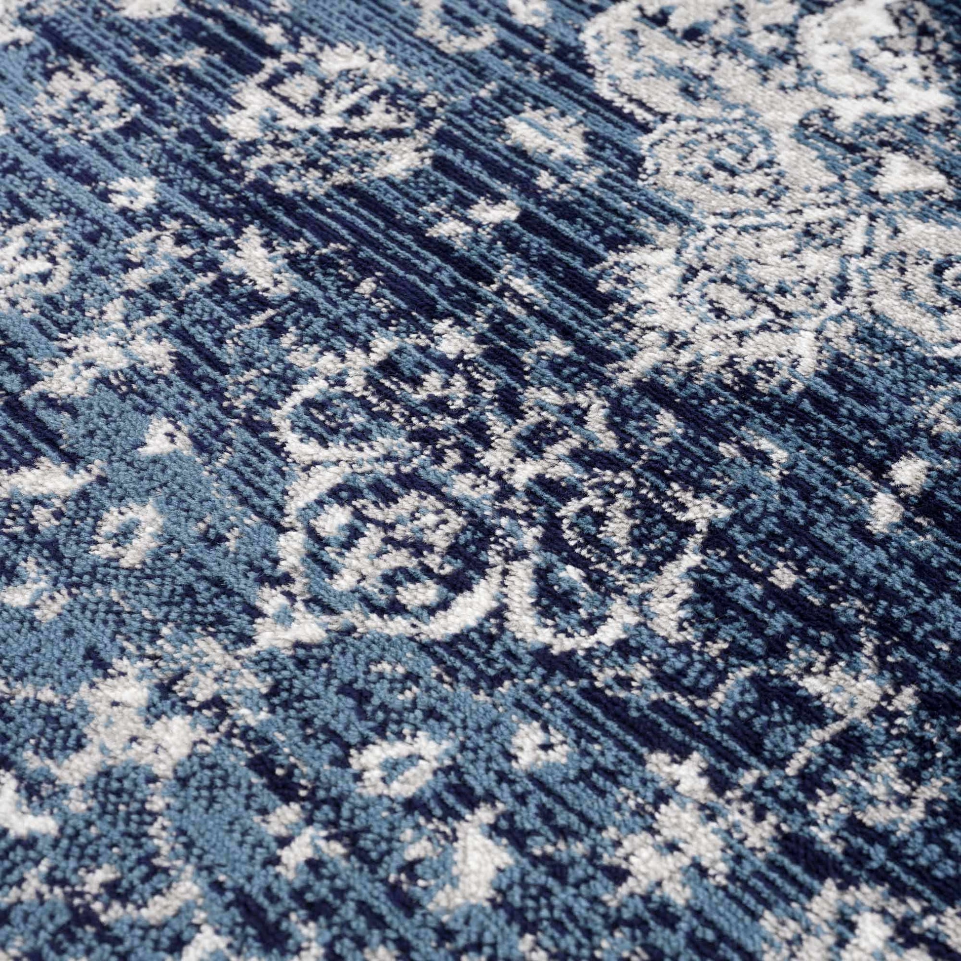 Billy Blue Medallion Rug - Promo - MyTuftedRugs.com