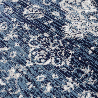 Billy Blue Medallion Rug - Promo - MyTuftedRugs.com