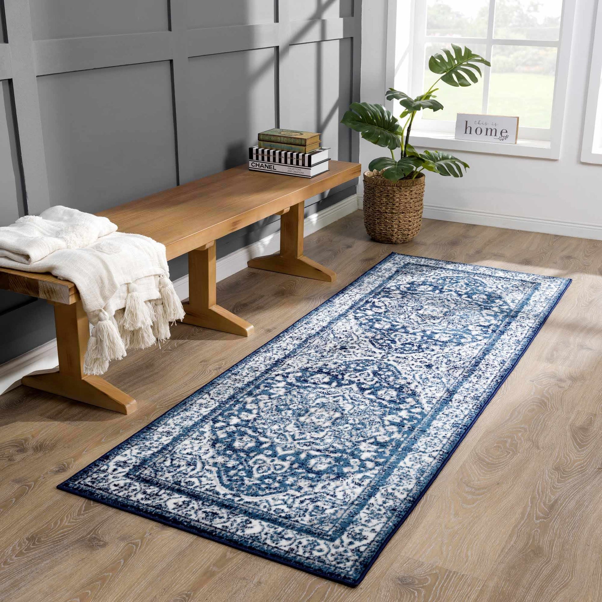 Billy Blue Medallion Rug - Promo - MyTuftedRugs.com