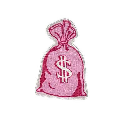 Creative Dollar Rug | Plush Shaggy Rug with Unique Dollar Design - MyTuftedRugs.com