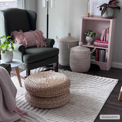 Dauin 3D Rainbow Area Rug with Tassels - MyTuftedRugs.com