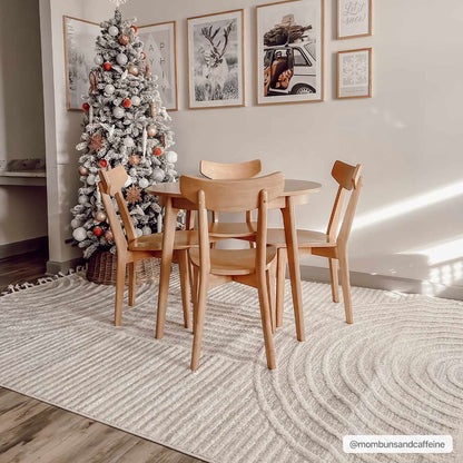Dauin 3D Rainbow Area Rug with Tassels - MyTuftedRugs.com