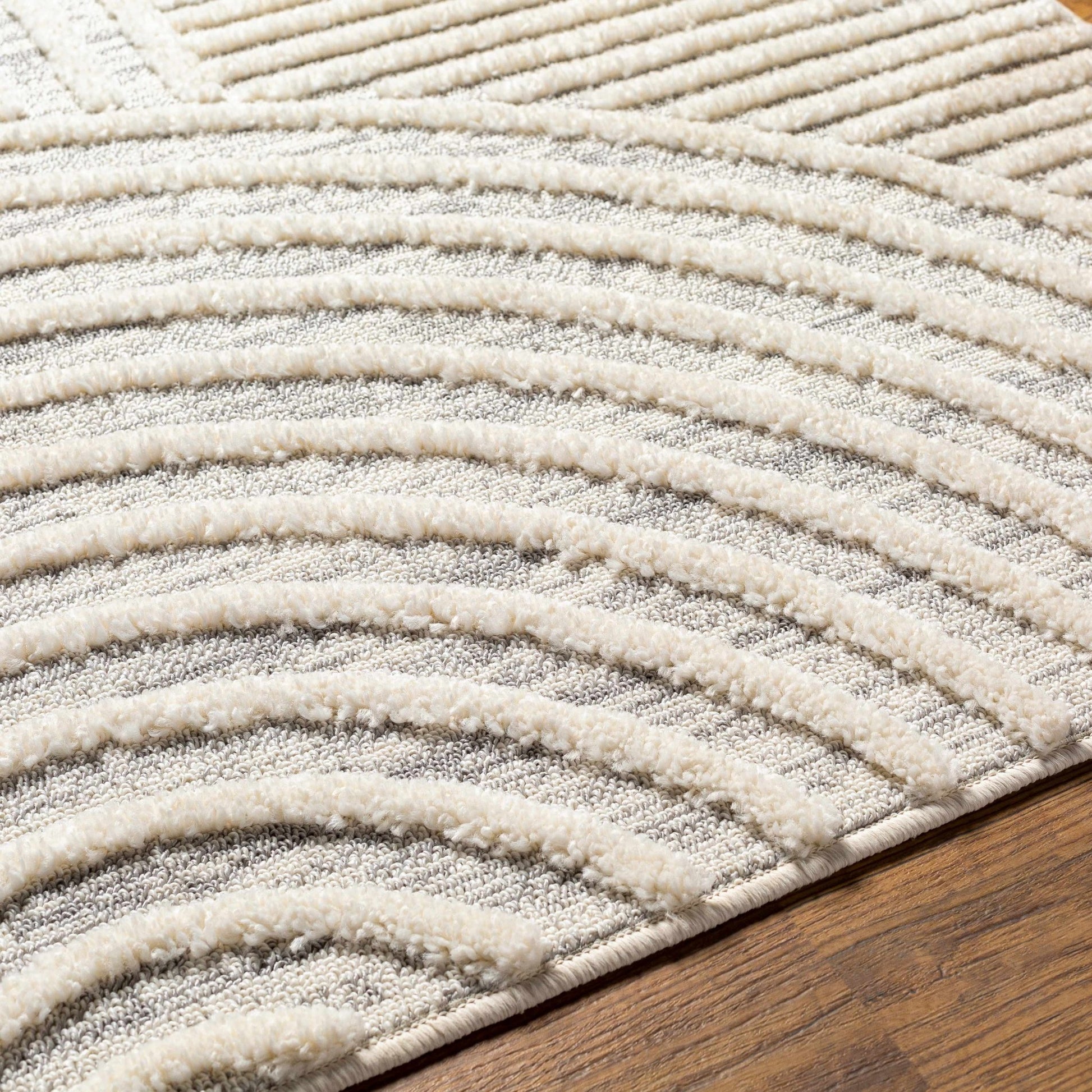 Dauin 3D Rainbow Area Rug with Tassels - MyTuftedRugs.com