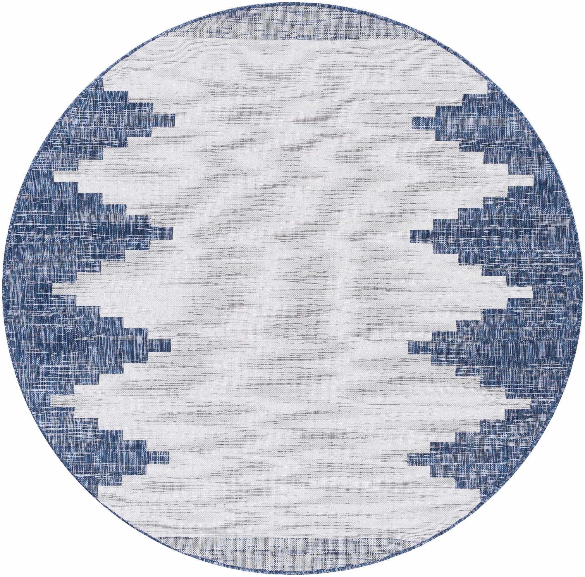 Djugun Navy Outdoor Rug - MyTuftedRugs.com