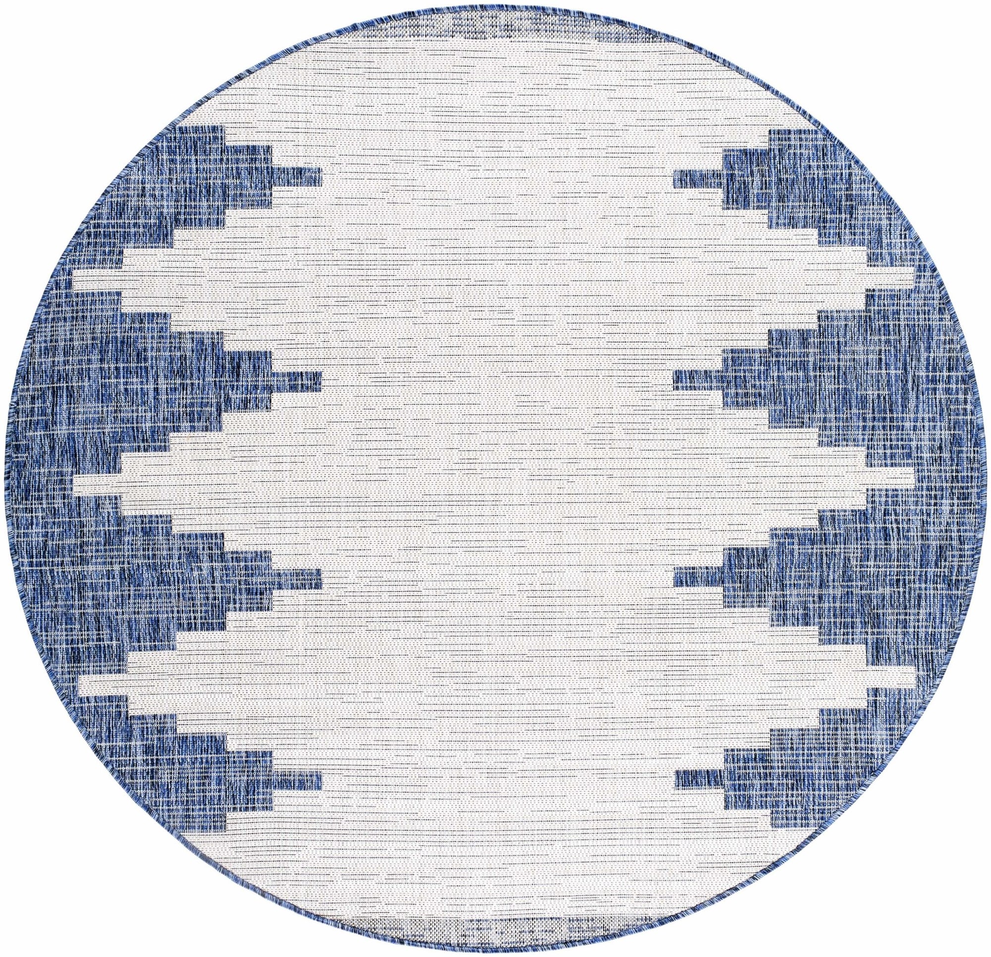 Djugun Navy Outdoor Rug - MyTuftedRugs.com