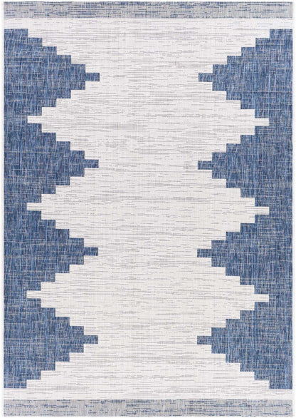 Djugun Navy Outdoor Rug - MyTuftedRugs.com