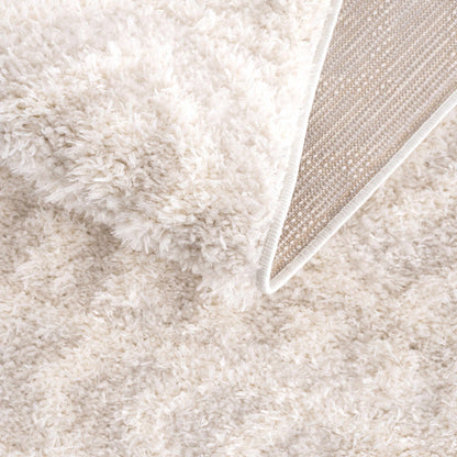 Eivin Cream Diamonds Plush Rug - MyTuftedRugs.com
