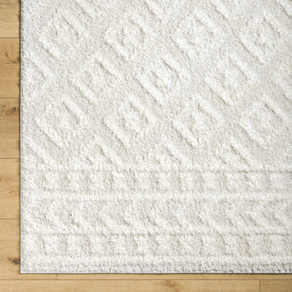 Eivin Cream Diamonds Plush Rug - MyTuftedRugs.com