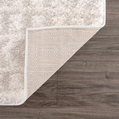 Eivin Cream Diamonds Plush Rug - MyTuftedRugs.com