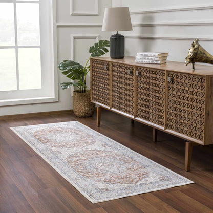 Emke Flat Pile Washable Rug - MyTuftedRugs.com