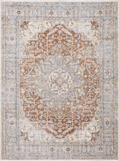 Emke Flat Pile Washable Rug - MyTuftedRugs.com