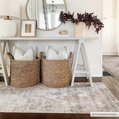 Gael Flat Pile Washable Rug - MyTuftedRugs.com