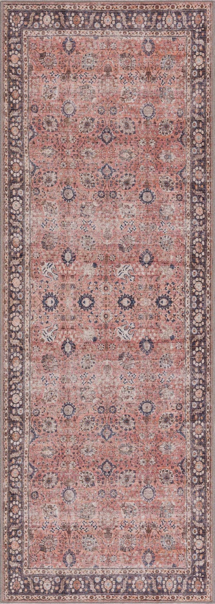 Ganyangan Red Washable Rug - MyTuftedRugs.com