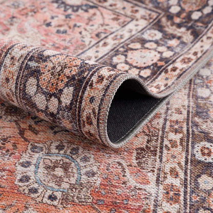 Ganyangan Red Washable Rug - MyTuftedRugs.com