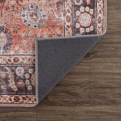 Ganyangan Red Washable Rug - MyTuftedRugs.com
