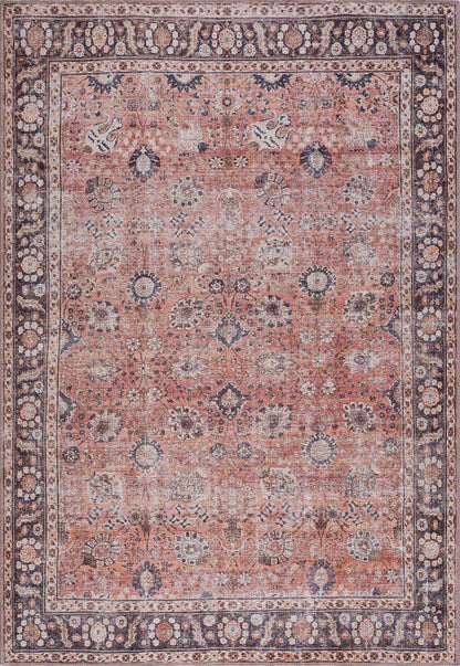 Ganyangan Red Washable Rug - MyTuftedRugs.com