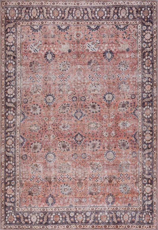 Ganyangan Red Washable Rug - MyTuftedRugs.com