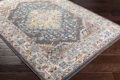 Haymond Brown Medallion Area Rug - MyTuftedRugs.com