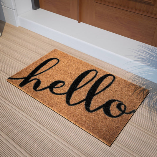 “HELLO” You Had Me at the Tufted Doormat - MyTuftedRugs.com