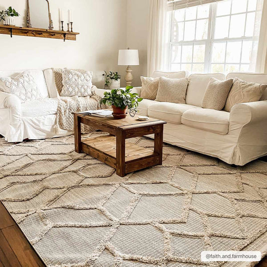 Malilinao High - Low Rustic Rug - MyTuftedRugs.com