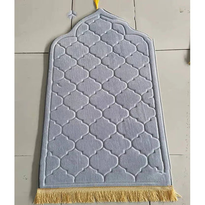 Muslim Prayer Rug – Soft, Non - Slip, and Intricately Designed for a Peaceful Prayer Experience - MyTuftedRugs.com